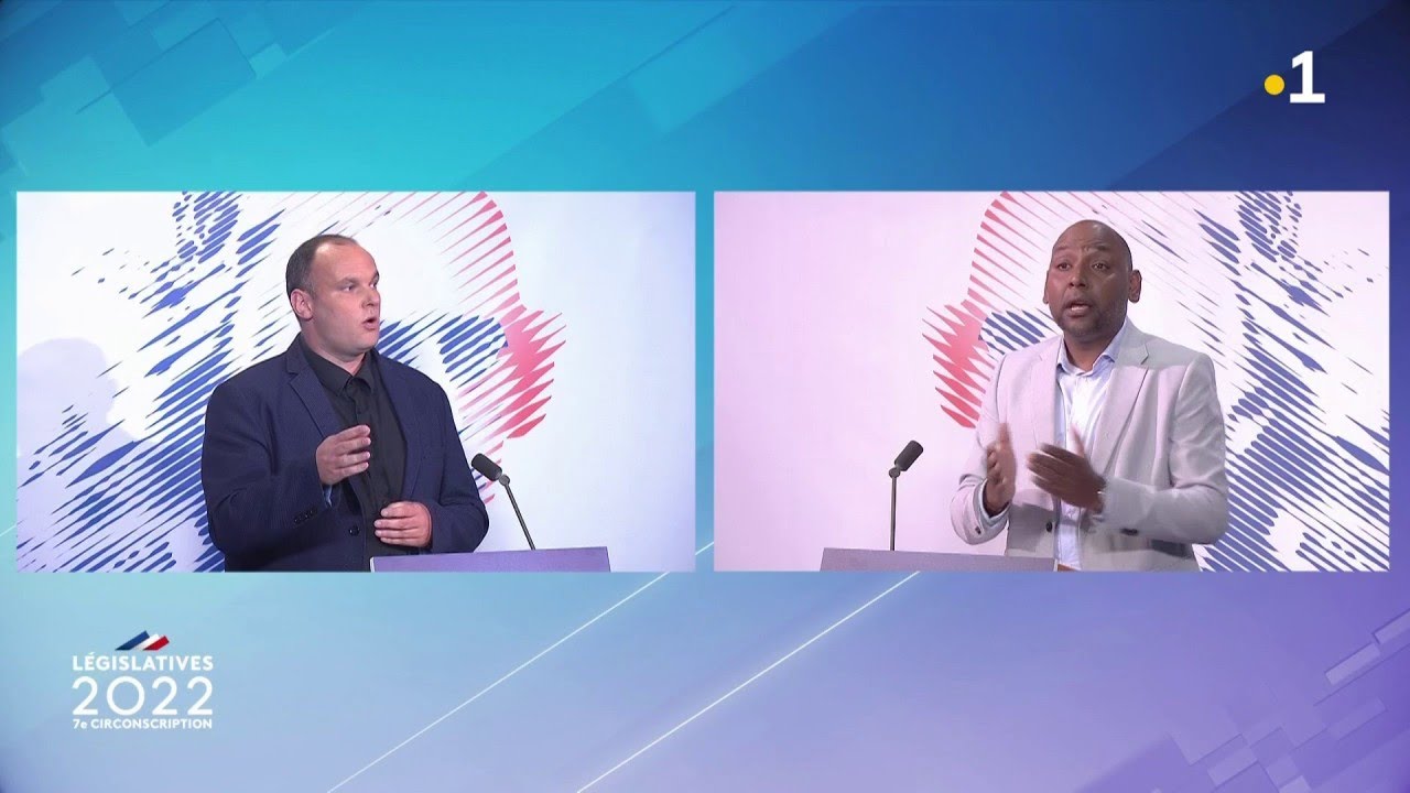 Le débat entre-deux-tours de la 7e circonscription Thierry Robert et Perceval Gaillard