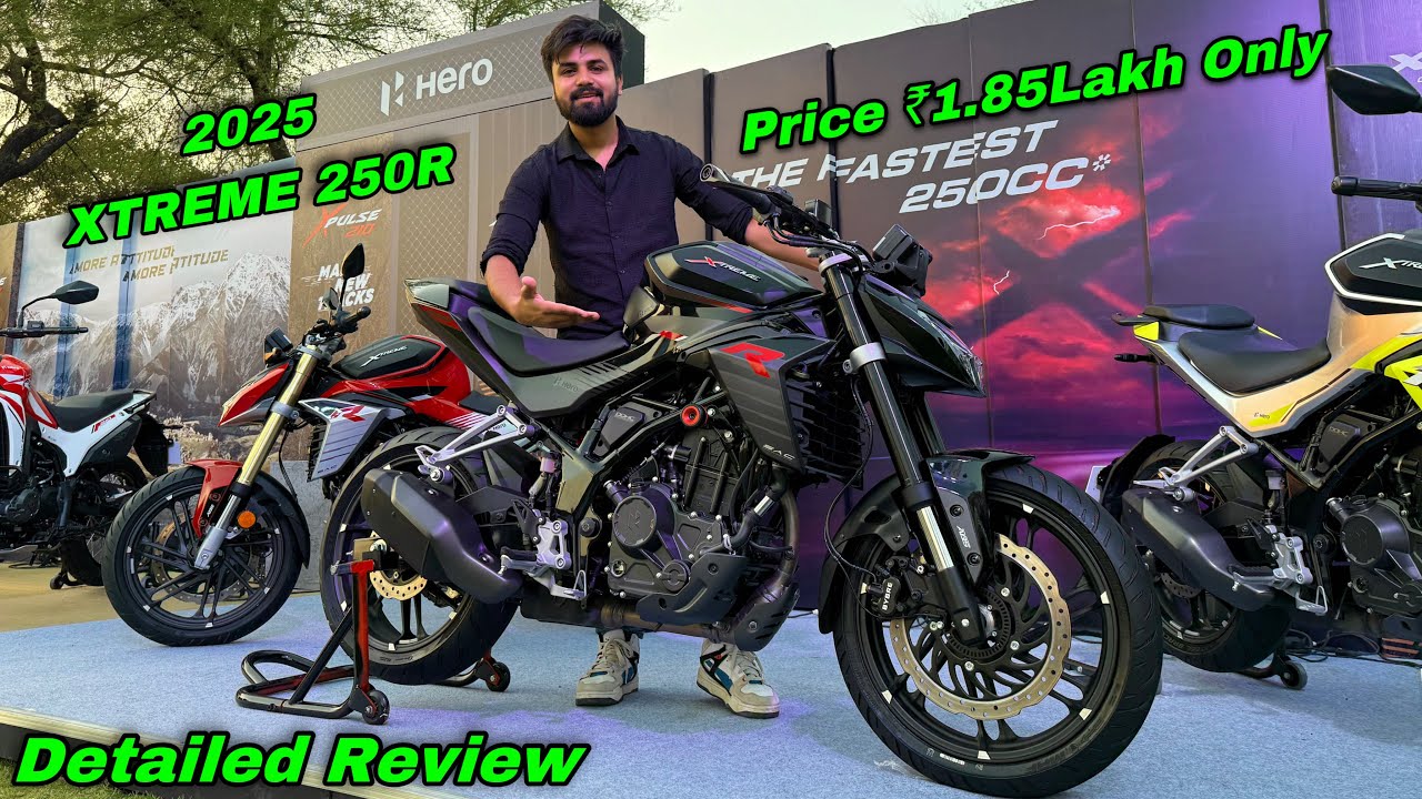 Hero Xtreme 250R Detailed Walkaround & Exhaust Note✨