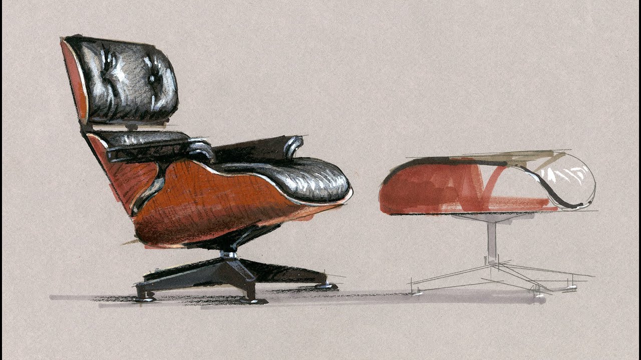 Tutorial - Freehand Rendering, Eames Chair, Short4x, 6 Min, 160121
