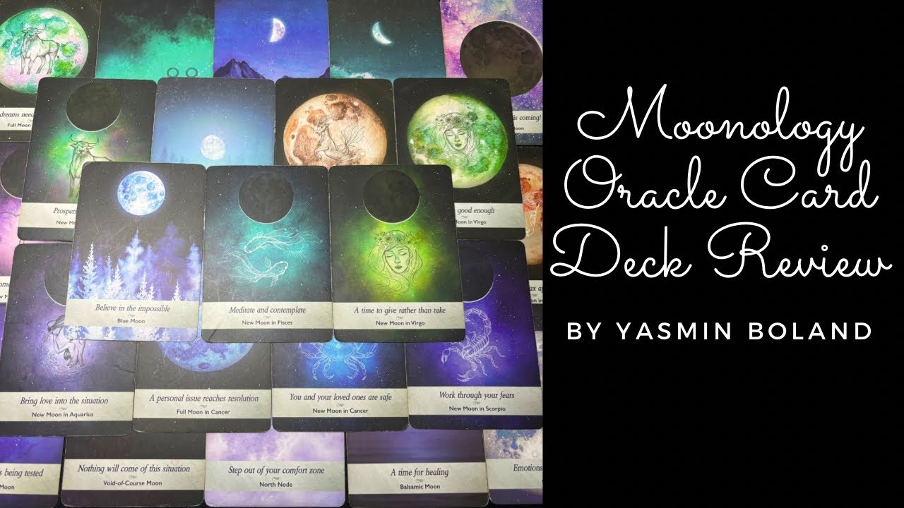 Moonology Oracle Cards Yasmin Boland | Oracle Card Deck Review