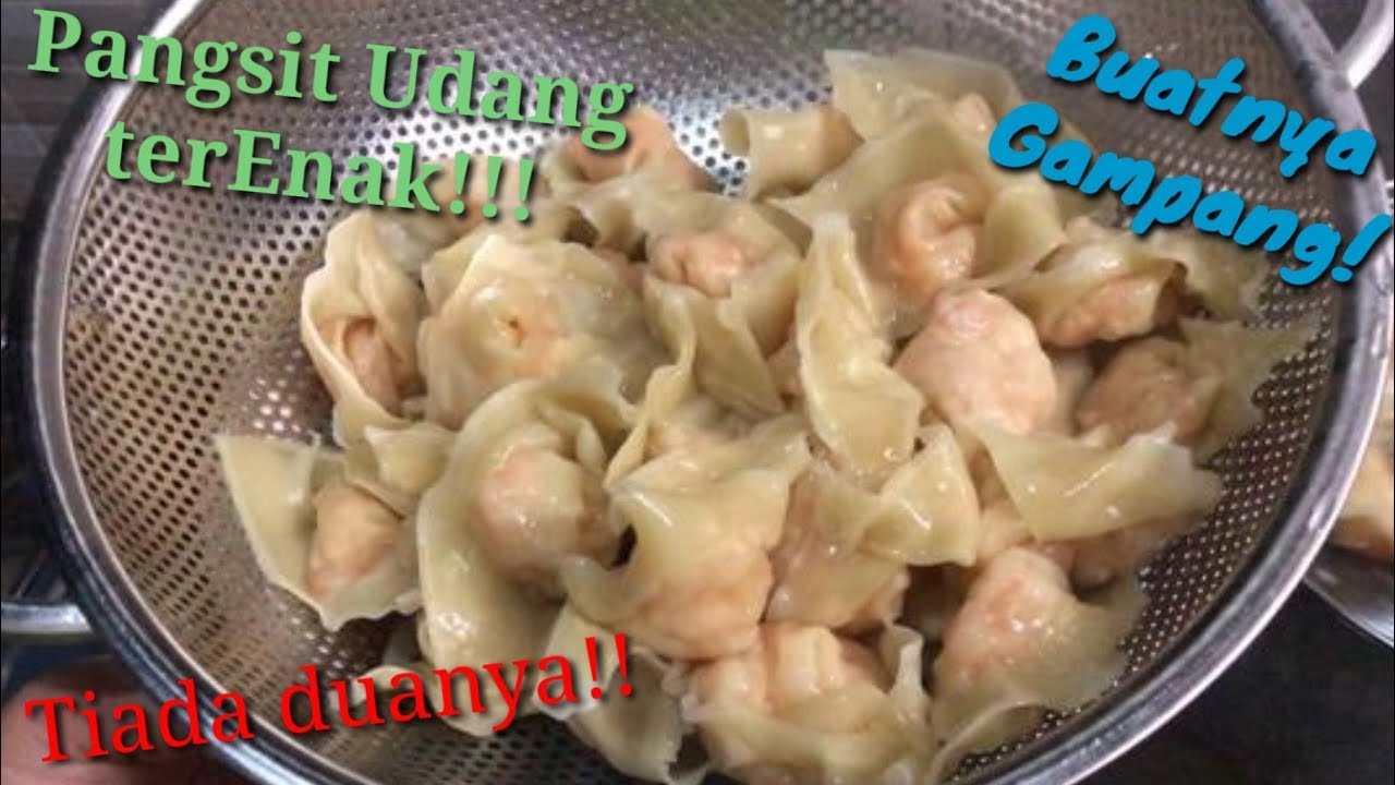 CARA BUAT PANGSIT UDANG 1000% BERHASIL | pemula pasti BISA