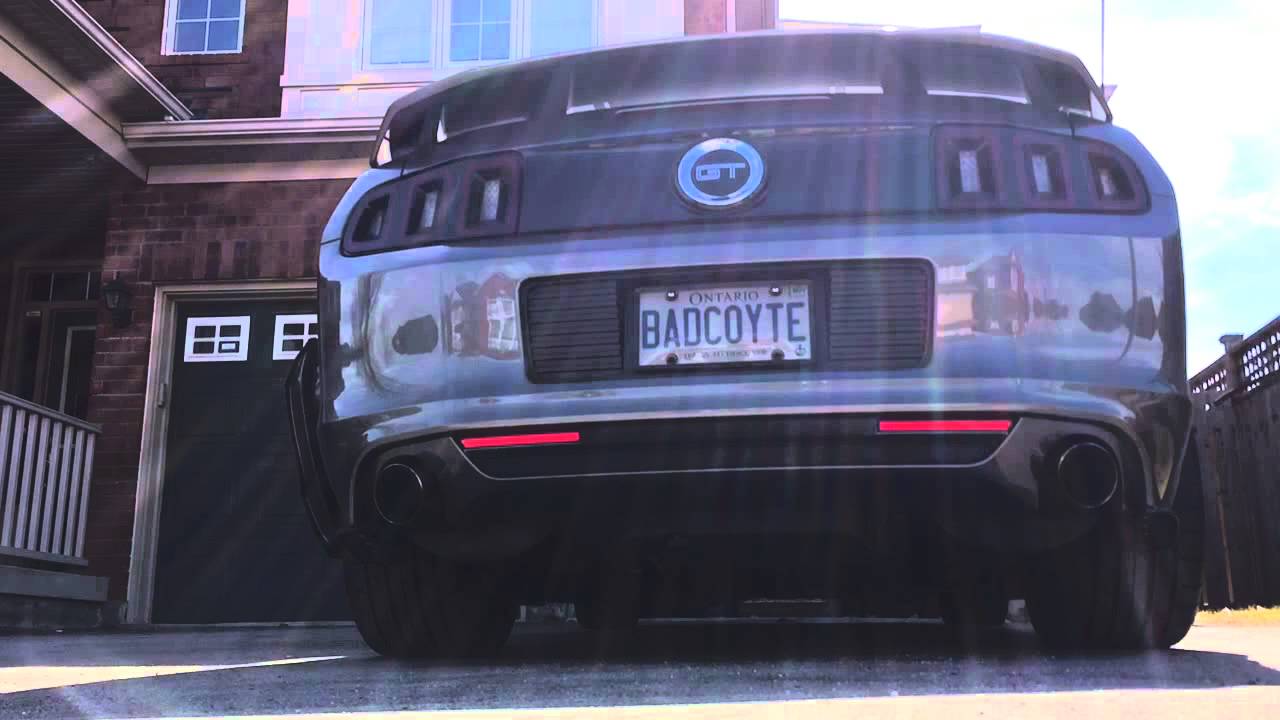 Little test 2014 mustang gt corsa sports and resonator delete
