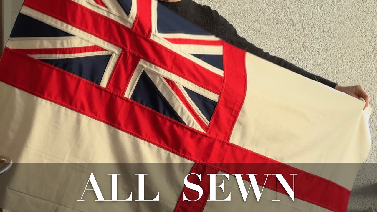 Making The British Navy’s White Ensign Flag