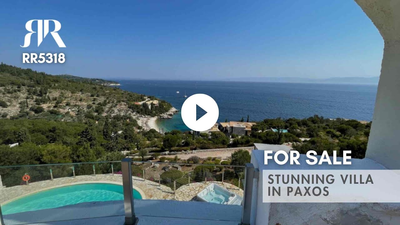 Stunning Stone Villa in Paxos, Greece RR5318 | Roula Rouva Real Estate