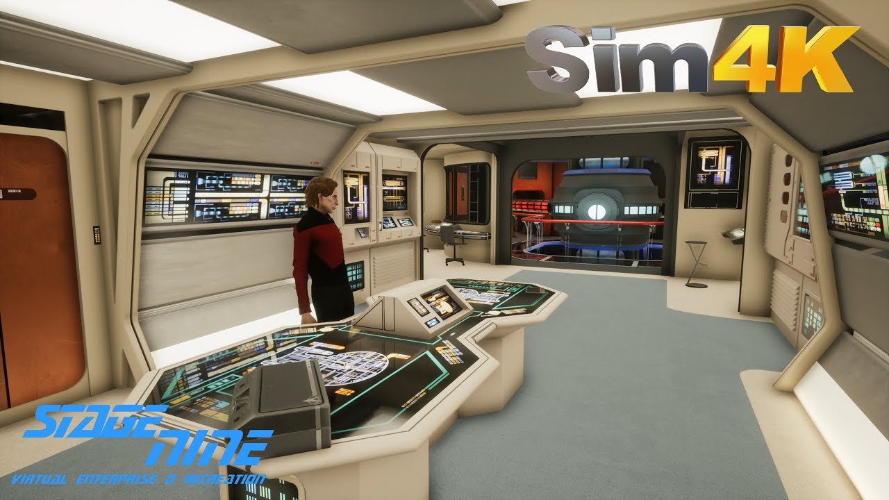 Secret Dance Floor? - Main Engineering DECK TOUR - Enterprise-D 4K