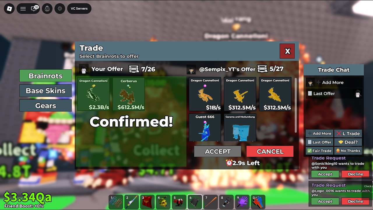 🔴 LIVE TRADING in Roblox Steal a Brainrot