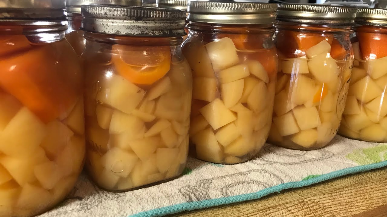 Canning Potatoes and Carrots