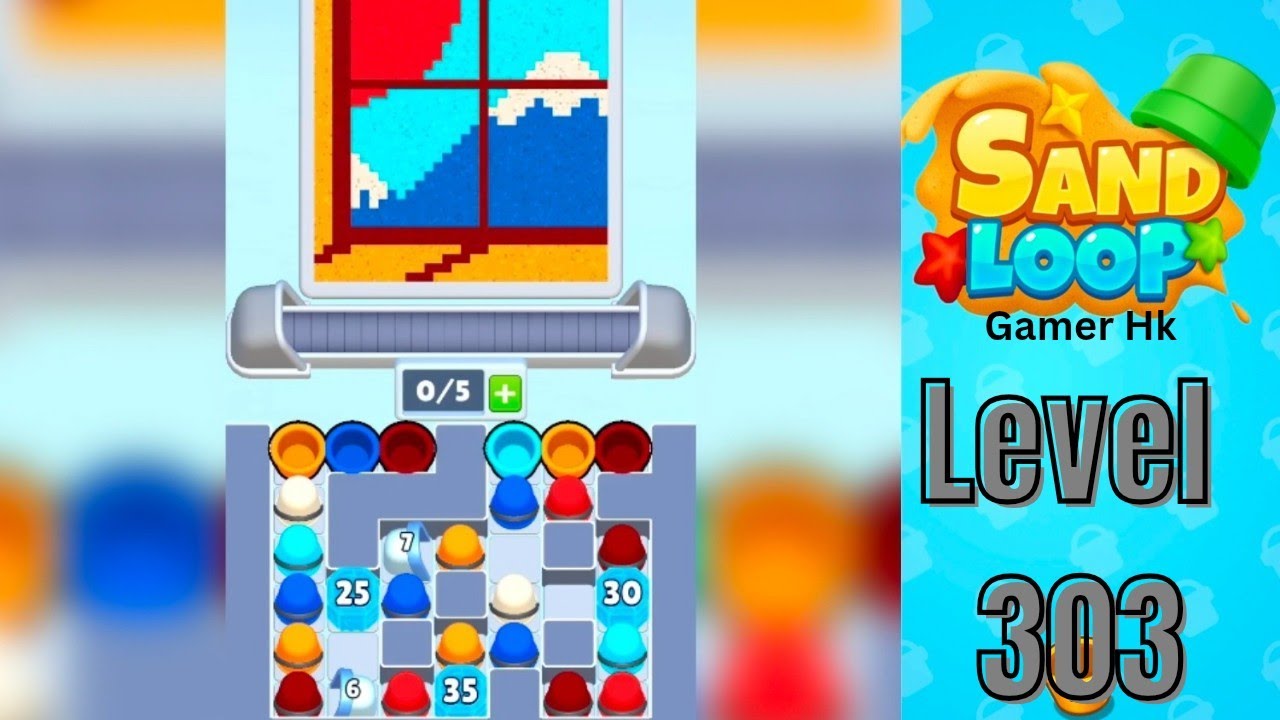 Sand loop level 303 Walkthrough Solution 
