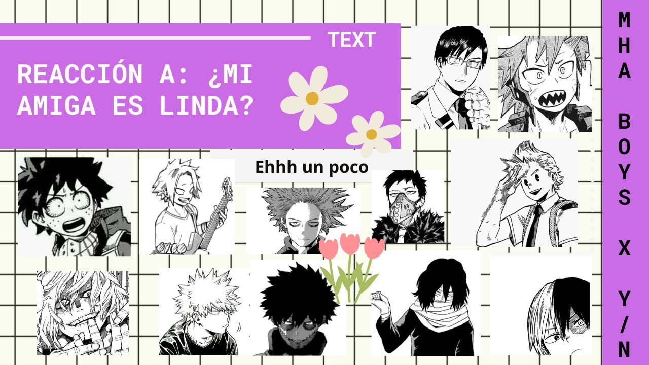 🤨¿Que OPINAN de tu AMIGA la BONITA? | BNHA x TN