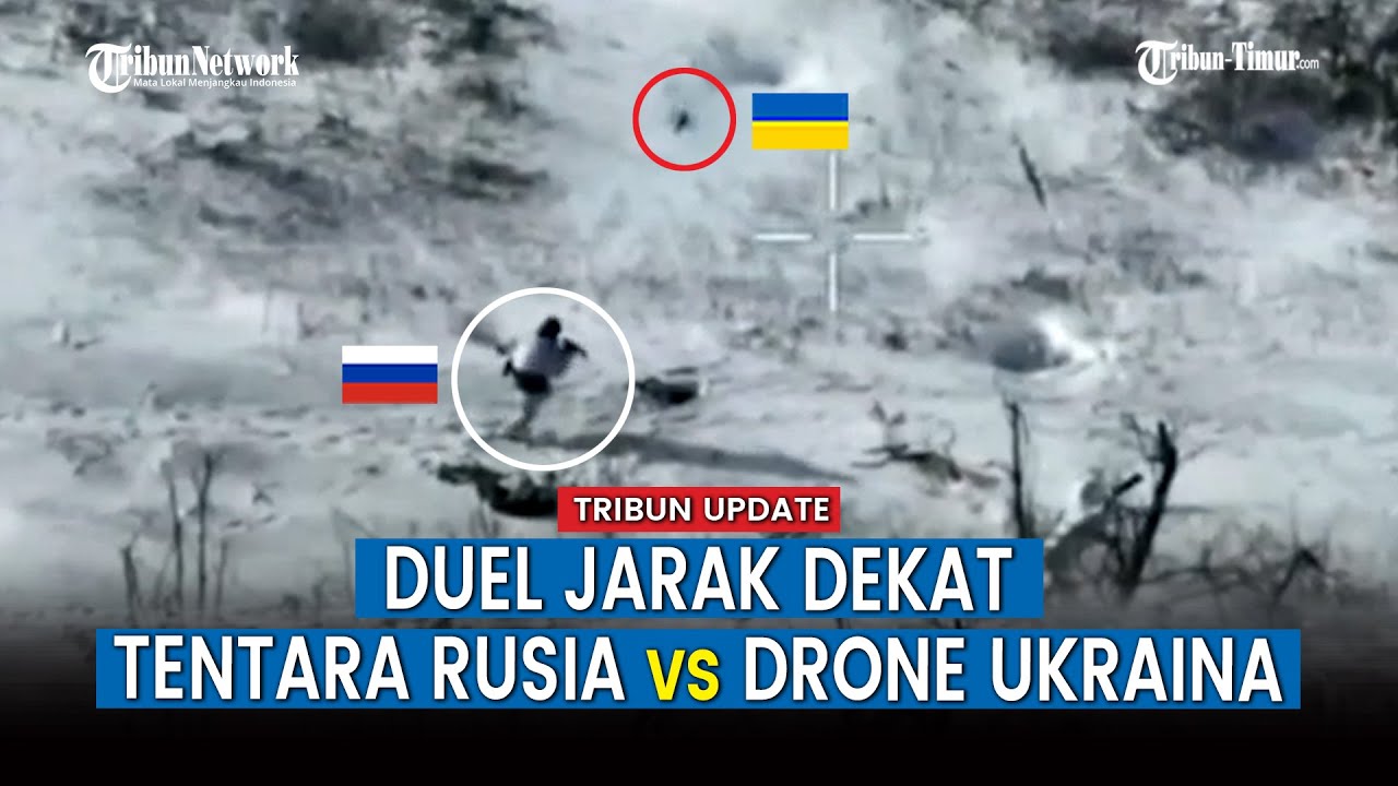 Tantang Drone Peledak Seorang Diri, Prajurit Rusia Nyaris Kena Serangan Ukraina, VIRAL!!