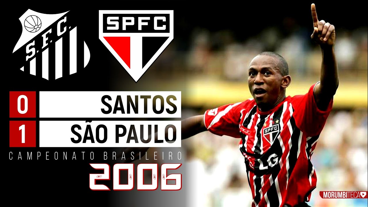 Santos 0x1 São Paulo - 2006 - ILSINHO ENTORTA A ZAGA, MINEIRO DECIDE E A TORCIDA CANTA 