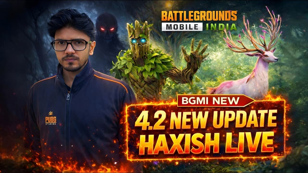 🔥REGULAR STREAMER 4.2 UPDATE WITH HAXISH LIVE | BGMI LIVE 120 FPS IPHONE 17 PRO MAXX