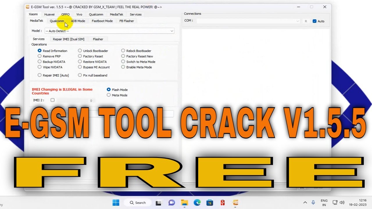 E Gsm Tool Crack V.1.5.5 Free || Gsm X Team Crack