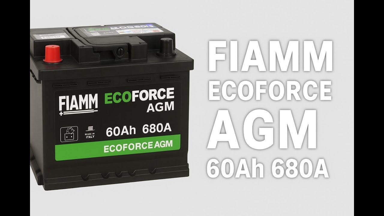 Автомобільний акумулятор FIAMM Ecoforce AGM 60Аh 680А R+