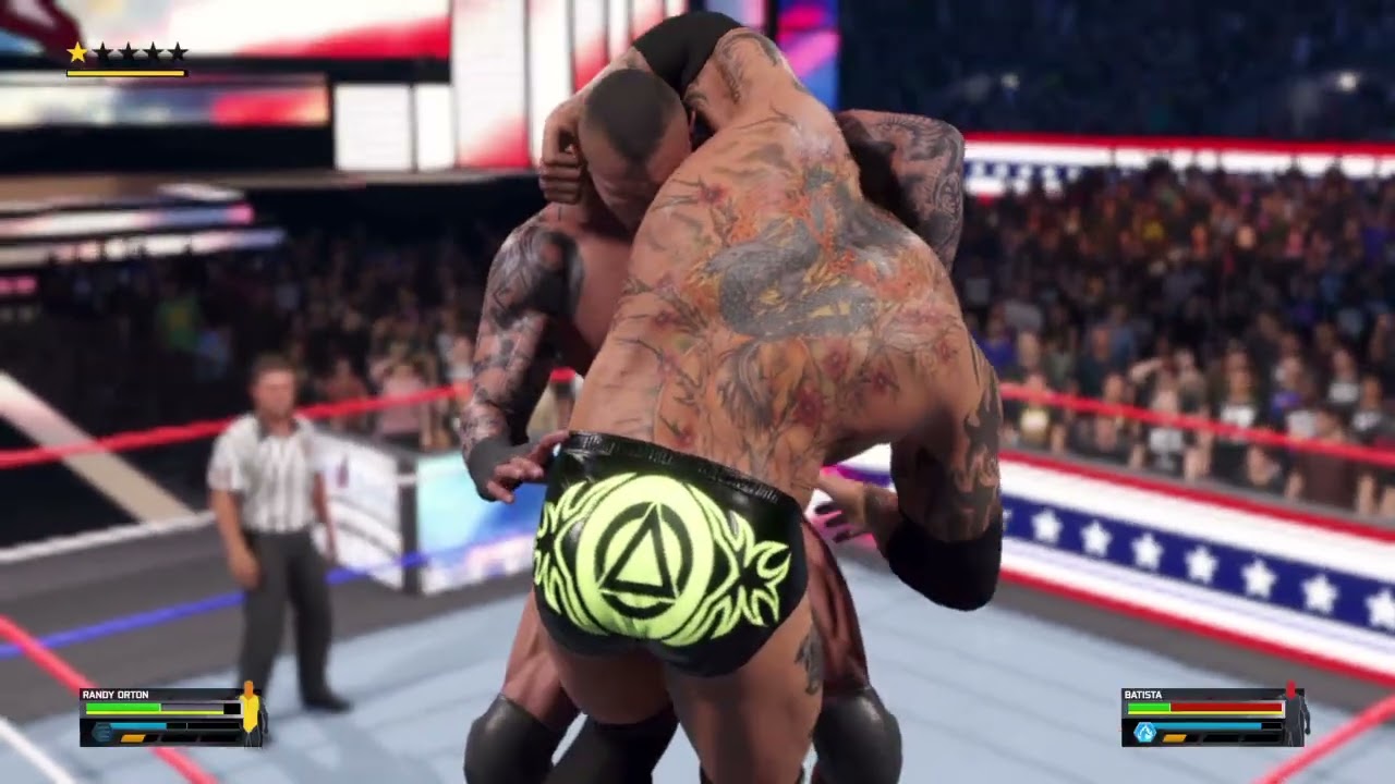 Wwe 2k25 Randy orton vs Batista