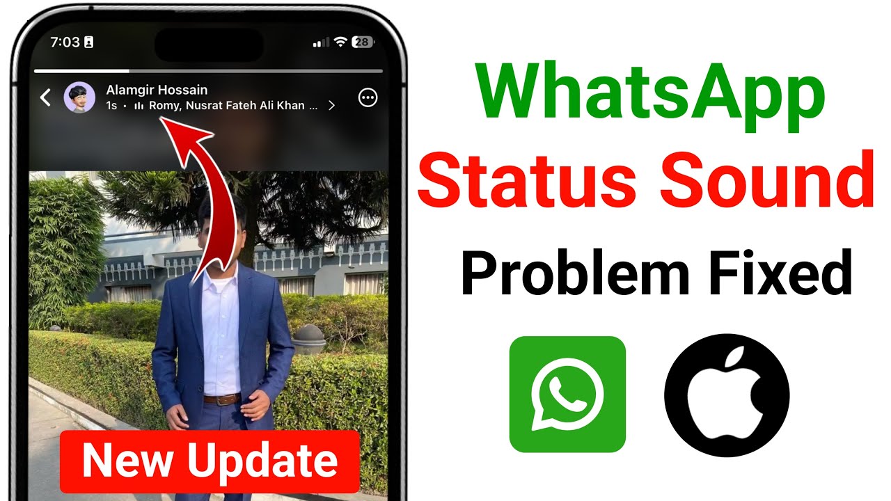 Исправлена ​​проблема со звуком в статусе WhatsApp на iPhone (новое обновление) | Проблема со зву...