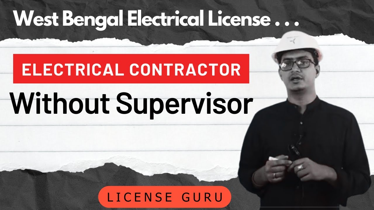 how to become self supervisor in your Electrical Firm?  @Electricallicense