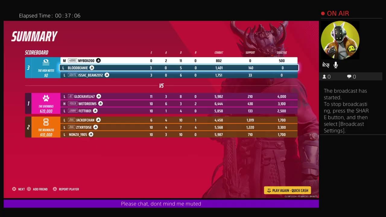playing THE FINALS