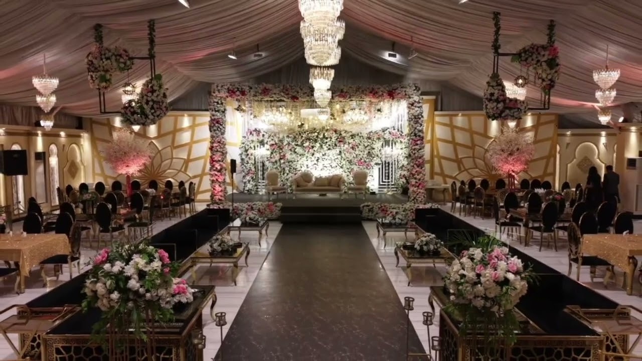 Drone Shoot Clifton Marquee Karachi Luxury Banquet# Hall Decoration # Wedding# Stage Design