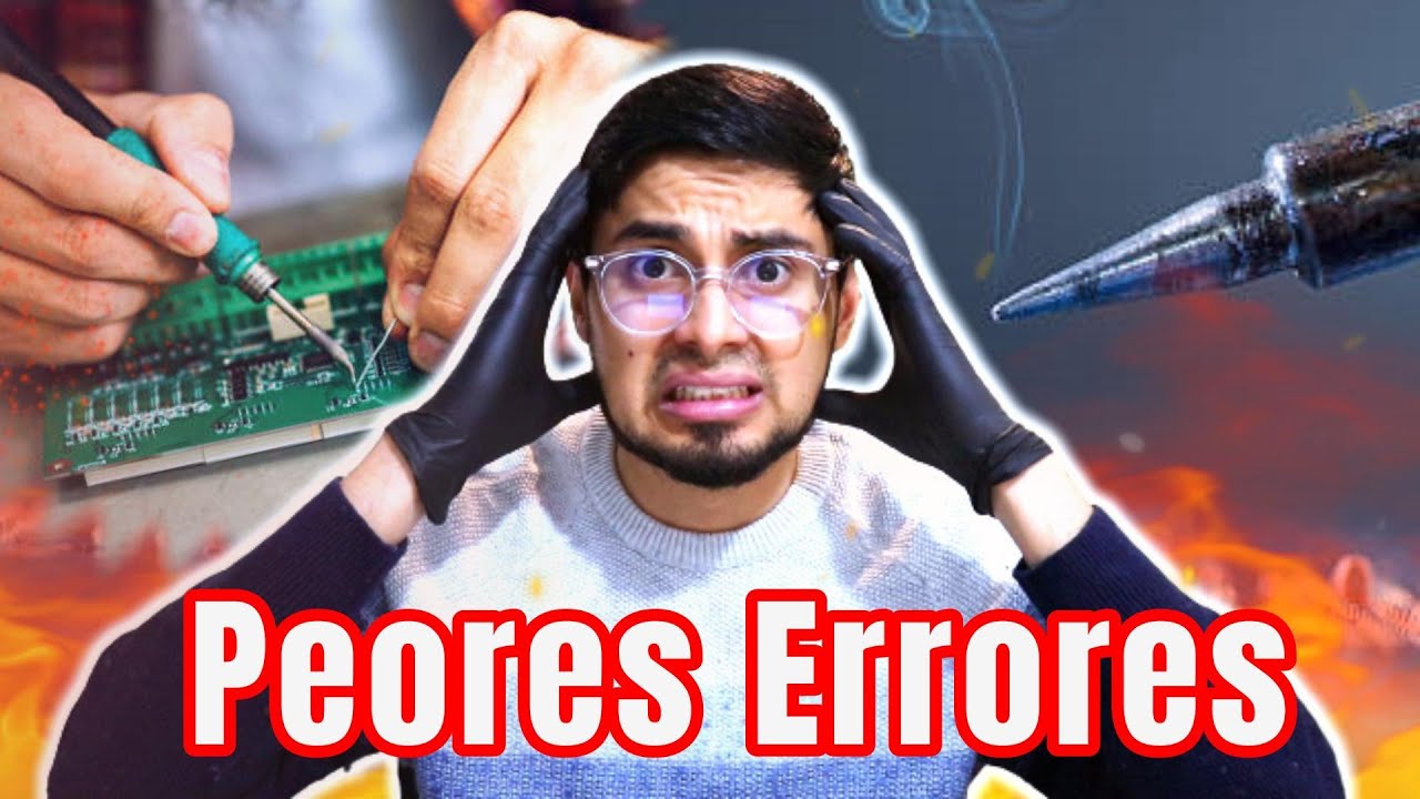 10 peores errores al soldar con cautín