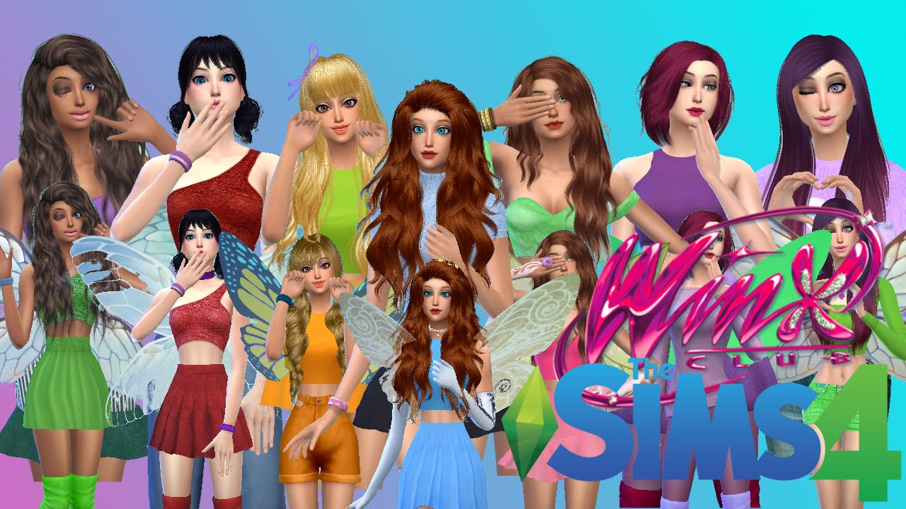 Sims 4 Create a Sim - Winx Club !!!!!