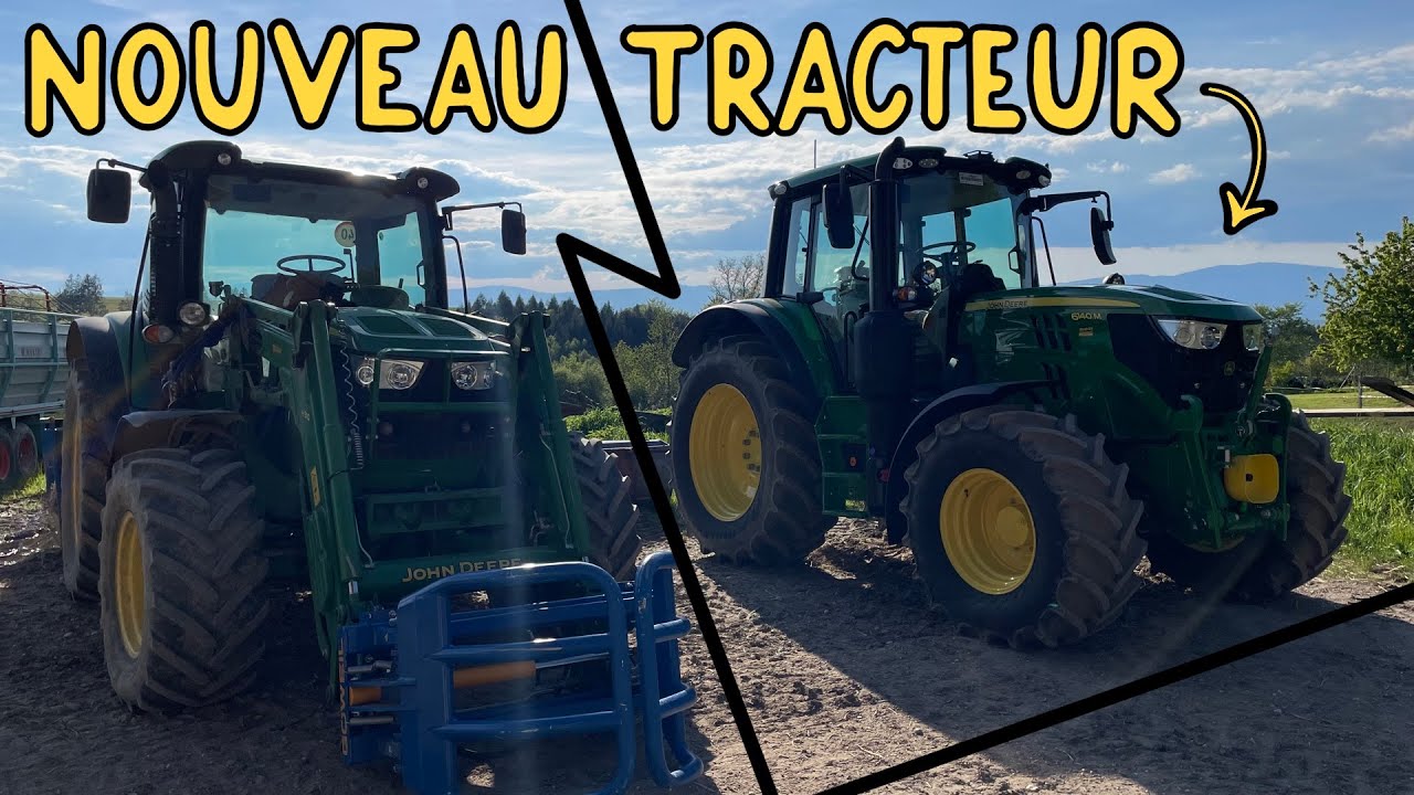 NOUVEAU TRACTEUR À LA FERME !