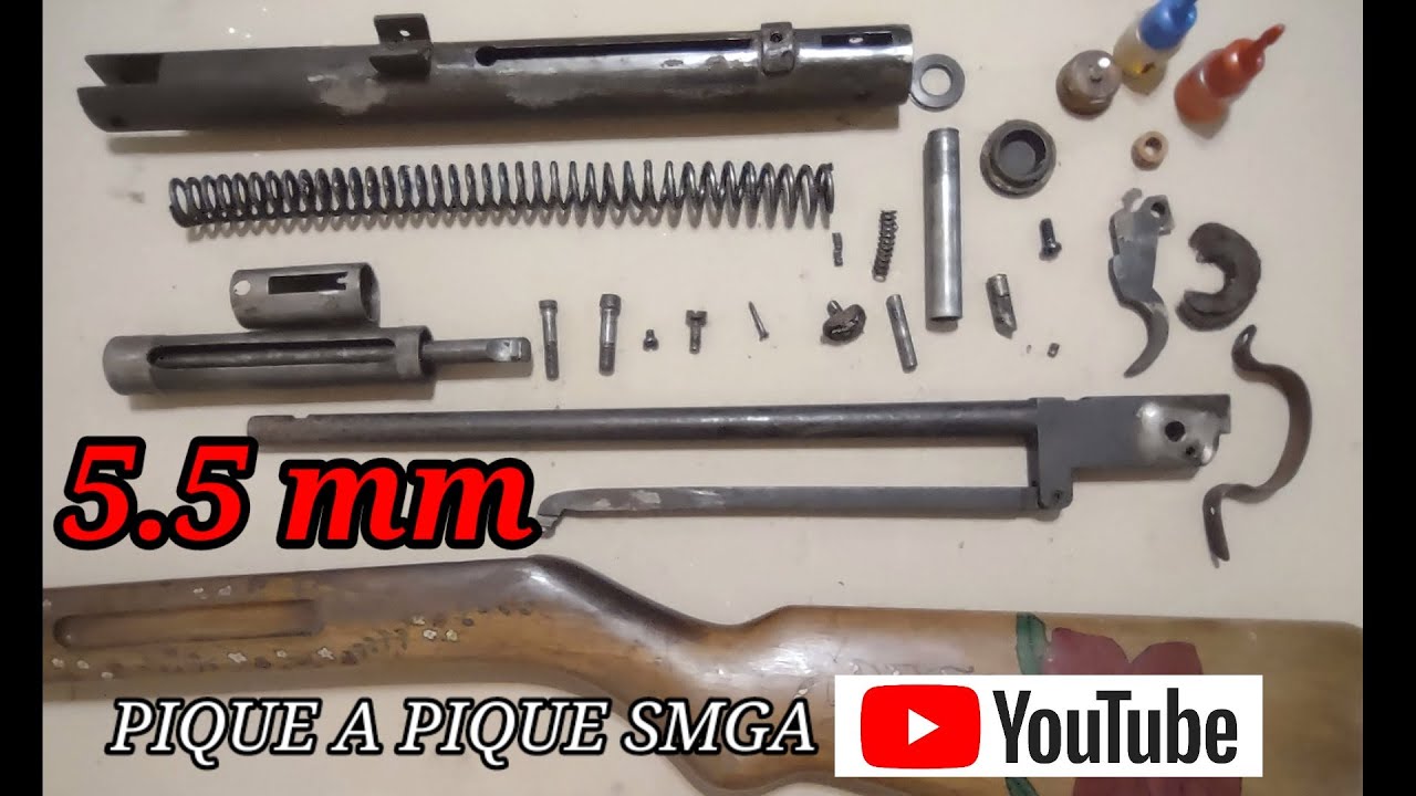 como DESARMAR, REPARAR y ARMAR un rifle KAFEMA calibre 5.5 DE AIRE COMPRIMIDO DE QUIEBRE RESORTERO ?