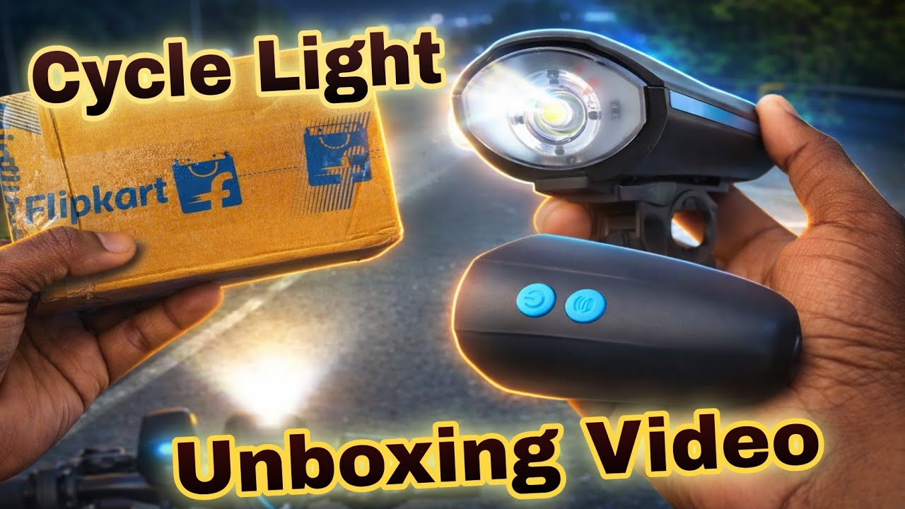  Cycle Light Unboxing  🚴💡 সাইকেল ট্রাভেল ব্লগিং সেটআপ! কিনলাম  🚴💡#CycleLightUnboxing #viralvideo 