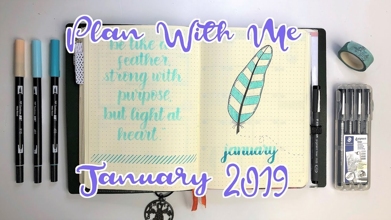 PLAN WITH ME | Bullet Journal | January 2019