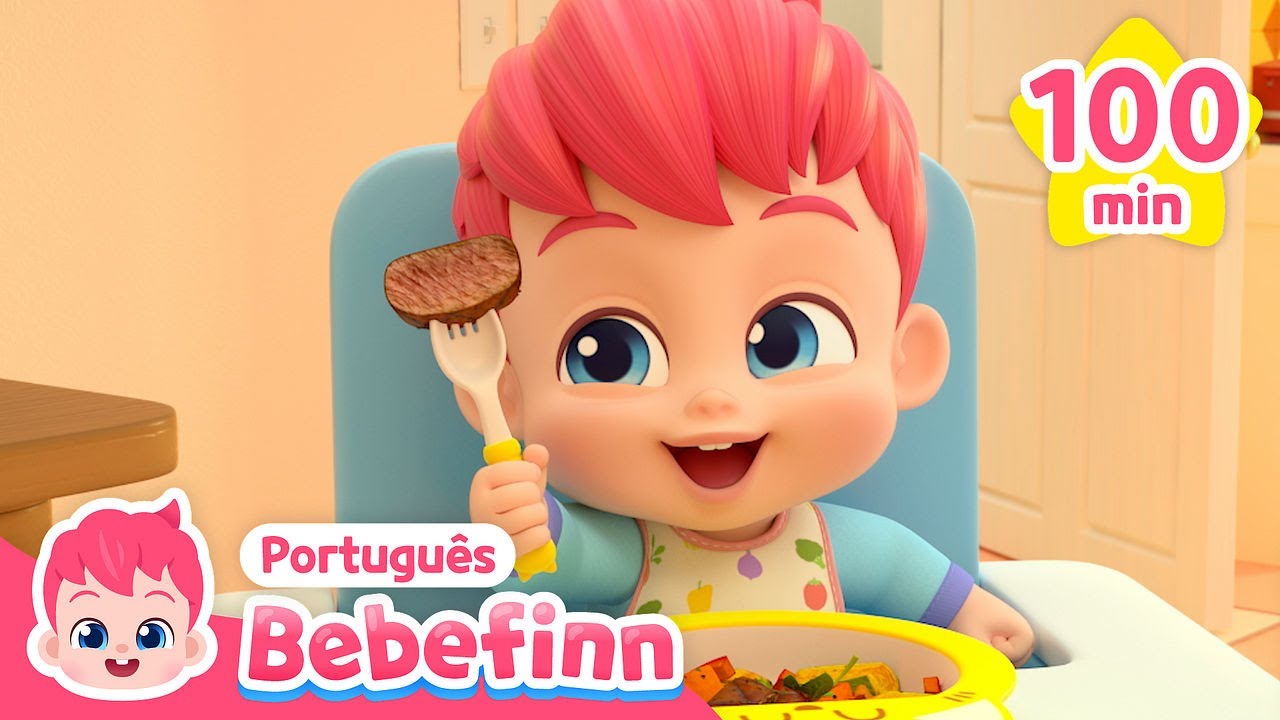 Boas Maneiras na Mesa! 🍽️ | Educativo | +Completo | Bebefinn em Português - Canções Infantis