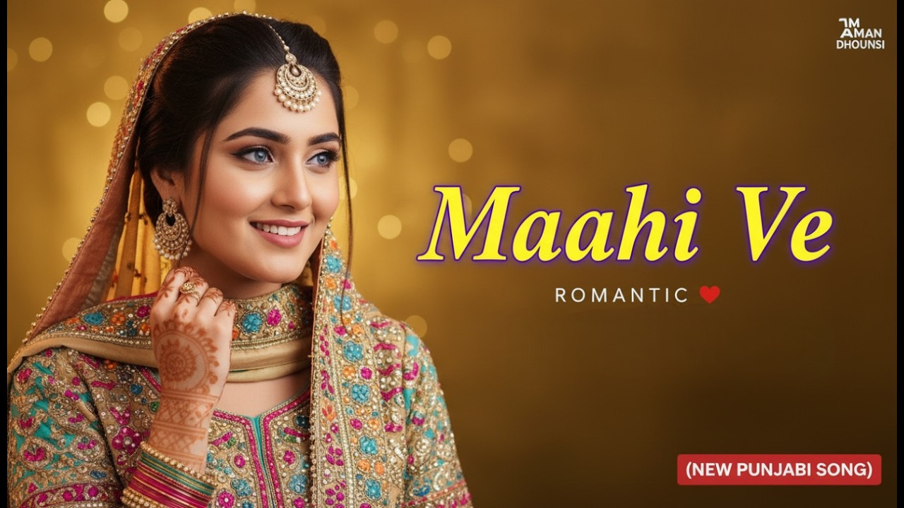 Maahi Ve | Aman Dhounsi | Sukhihacker | Latest New Punjabi Songs 2025 |romantic Heart Touching Song💔