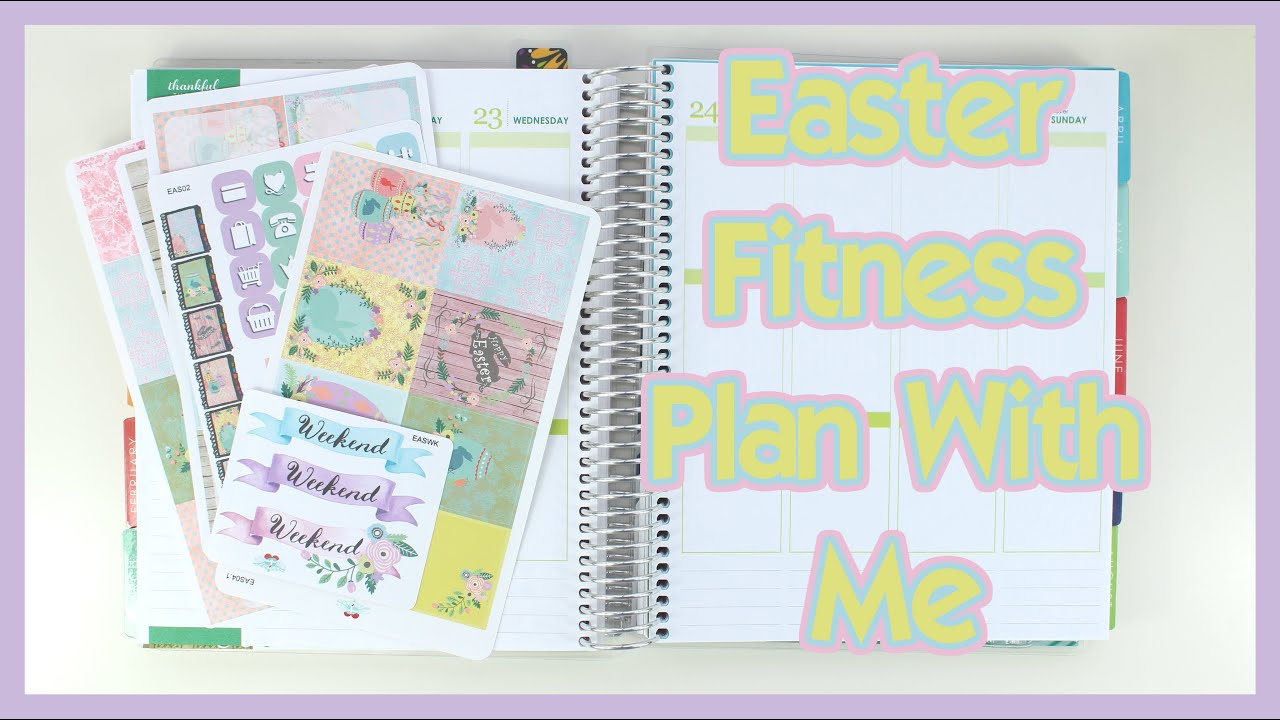 PLAN WITH ME // Easter Spread & Tech Fails