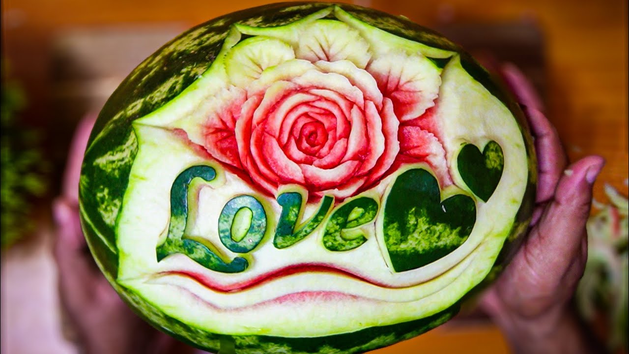 Watermelon Art for Beginner | Watermelon Carving Tips and Tricks
