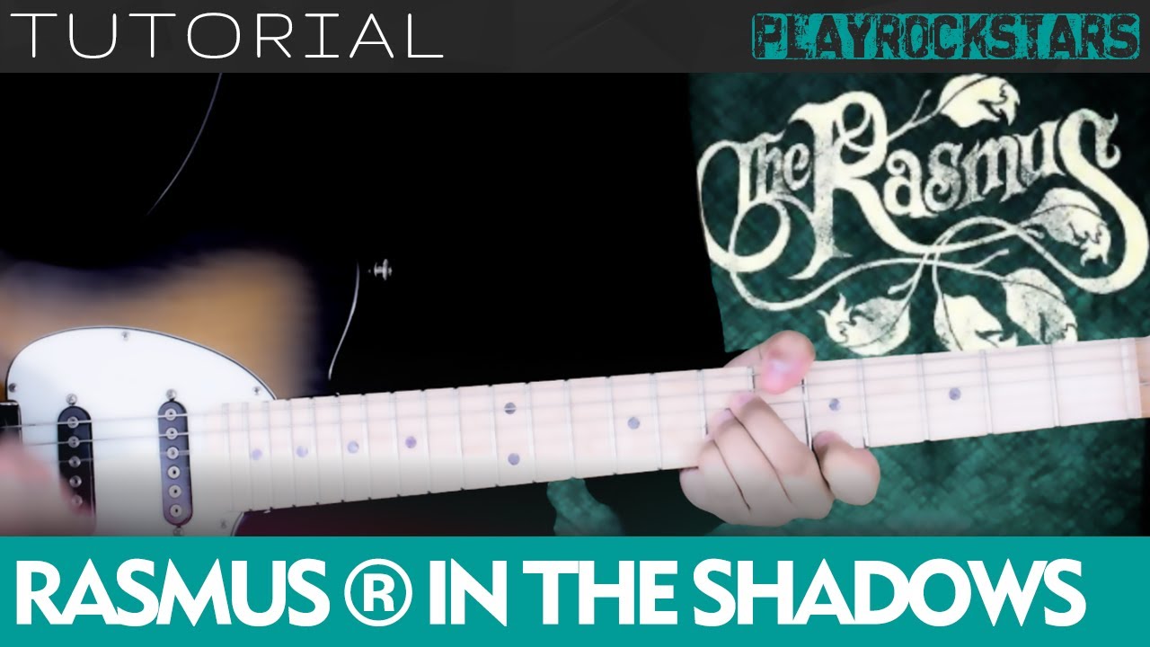 como tocar IN THE SHADOWS en guitarra THE RASMUS ⭐️ TUTORIAL / ACORDES / RITMO / TABS