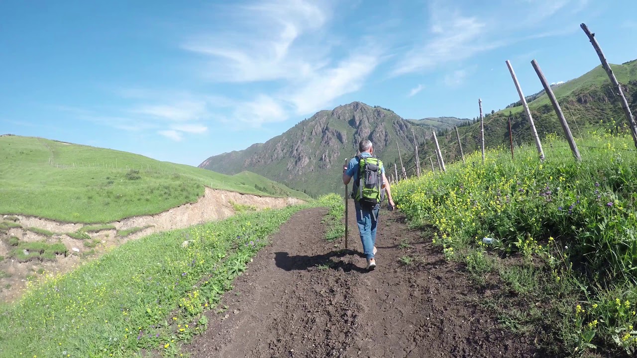 4K(Ultra HD) Hiking from Qiongkushitai to Kalajun,Xinjiang（新疆琼库什台到喀拉峻徒步）