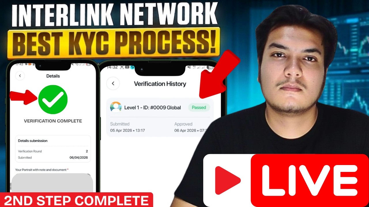 Interlink Network complete Kyc process Explained | Interlink labs Kyc Step1 & 2 | Cryptomentory