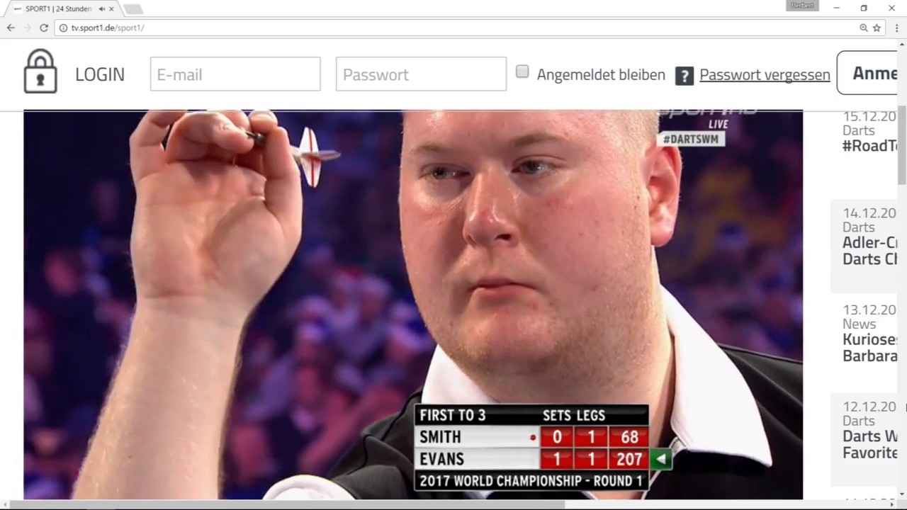 Darts WM 2017: Smith vs Evans