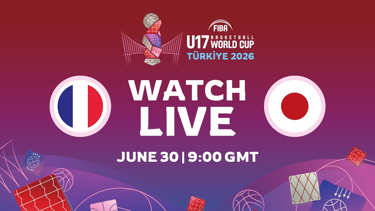 LIVE - France v Japan | FIBA U17 Basketball World Cup 2026 | Group Phase