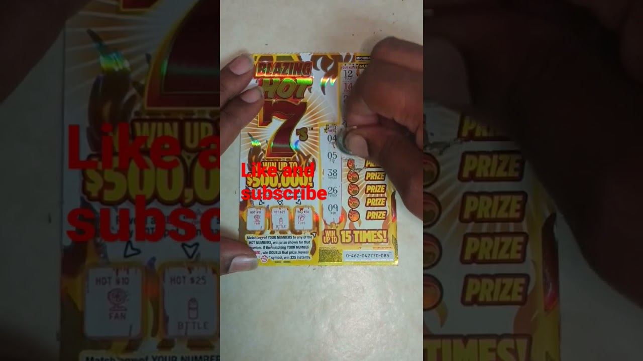 BLAZING HOT 7's🔥 YES!!🤣🤣!!#michiganlottery #winner #money #profit #scratchcards #gambling