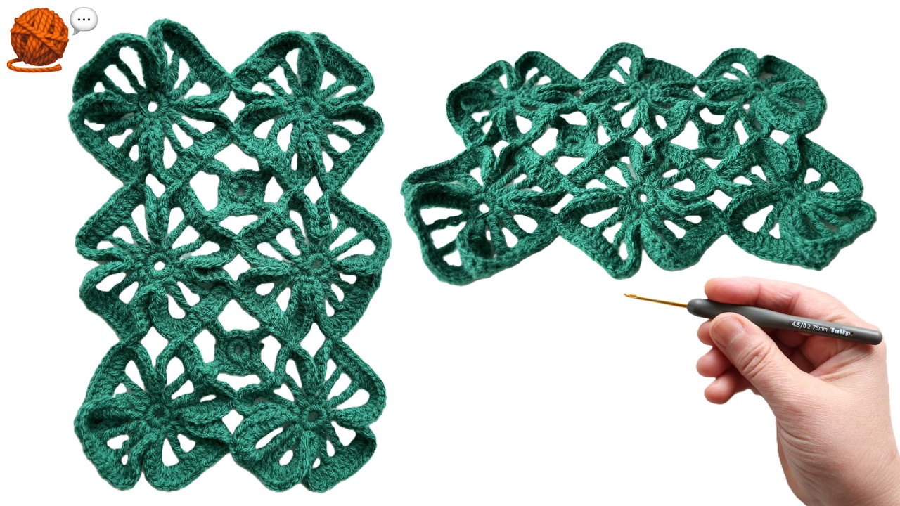 Her türlü kullanım için örnek örgü 🧶🪡🍀🧩 Sample knitting for all kinds of use #Örgü&Sohbet