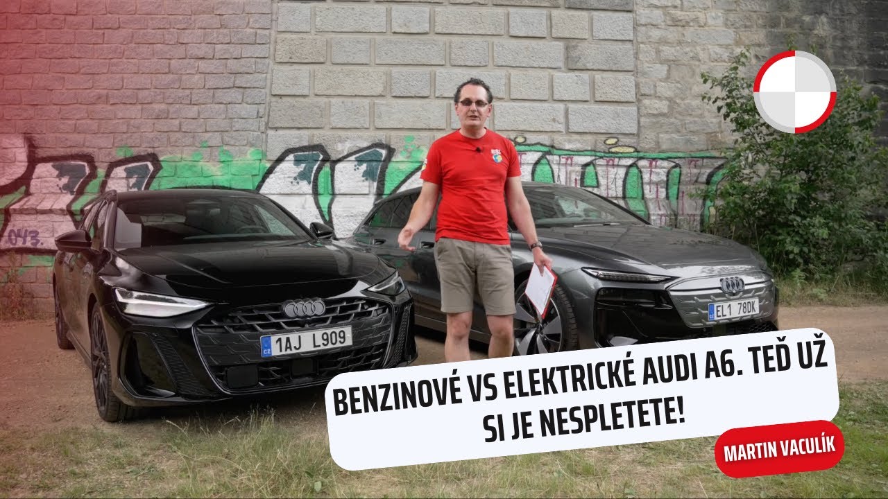 Martin Vaculík porovnal benzinové a elektrické Audi A6. Teď už si je nespletete!