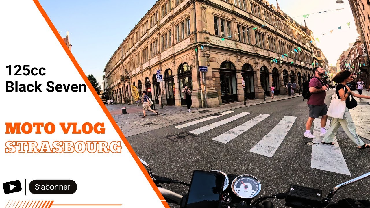 MOTO Vlog #2 - MASH Black Seven 125 - Strasbourg Centre-ville