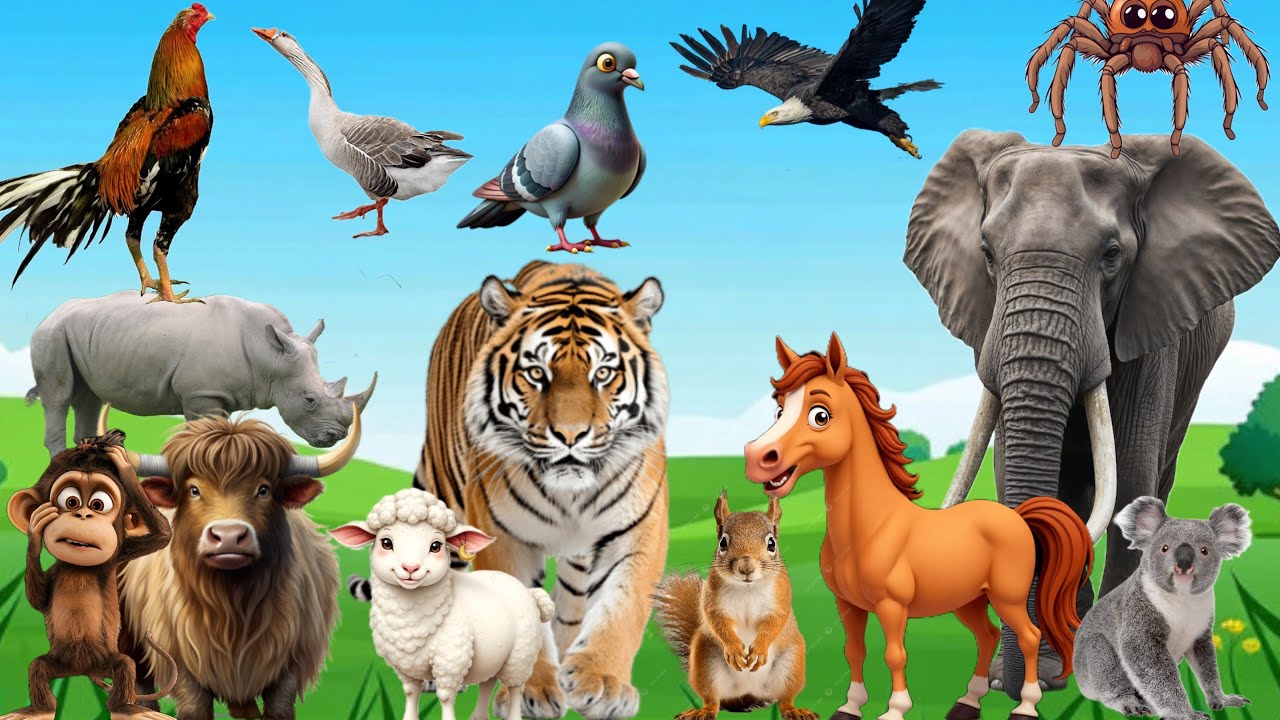 25 Nama Hewan Dan Suaranya||Suara Hewan||Anak pintar||Anak TK ||Edukasi anak ||Hewan lucu || 