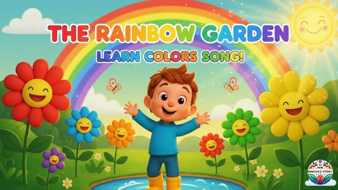 MW Sensory & Story 🌈 The Rainbow Garden | Learn Colors Song for Toddlers & Kids