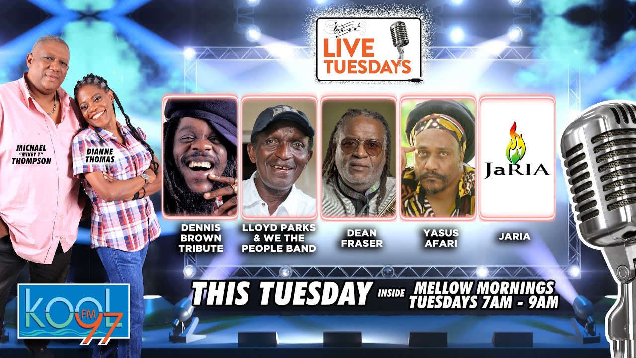 Live Tuesday | Celebrates Dennis Brown | JARIA, Lloyds Parks, Dean Frazer & Yasus Afari