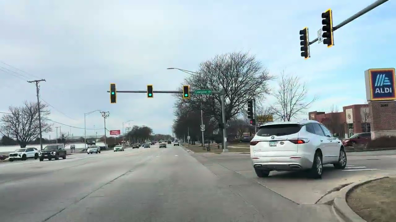 Relaxing Drive in Joliet, IL | Caton Farm Rd, Plainfield Rd, W Jefferson and Essington Rd.