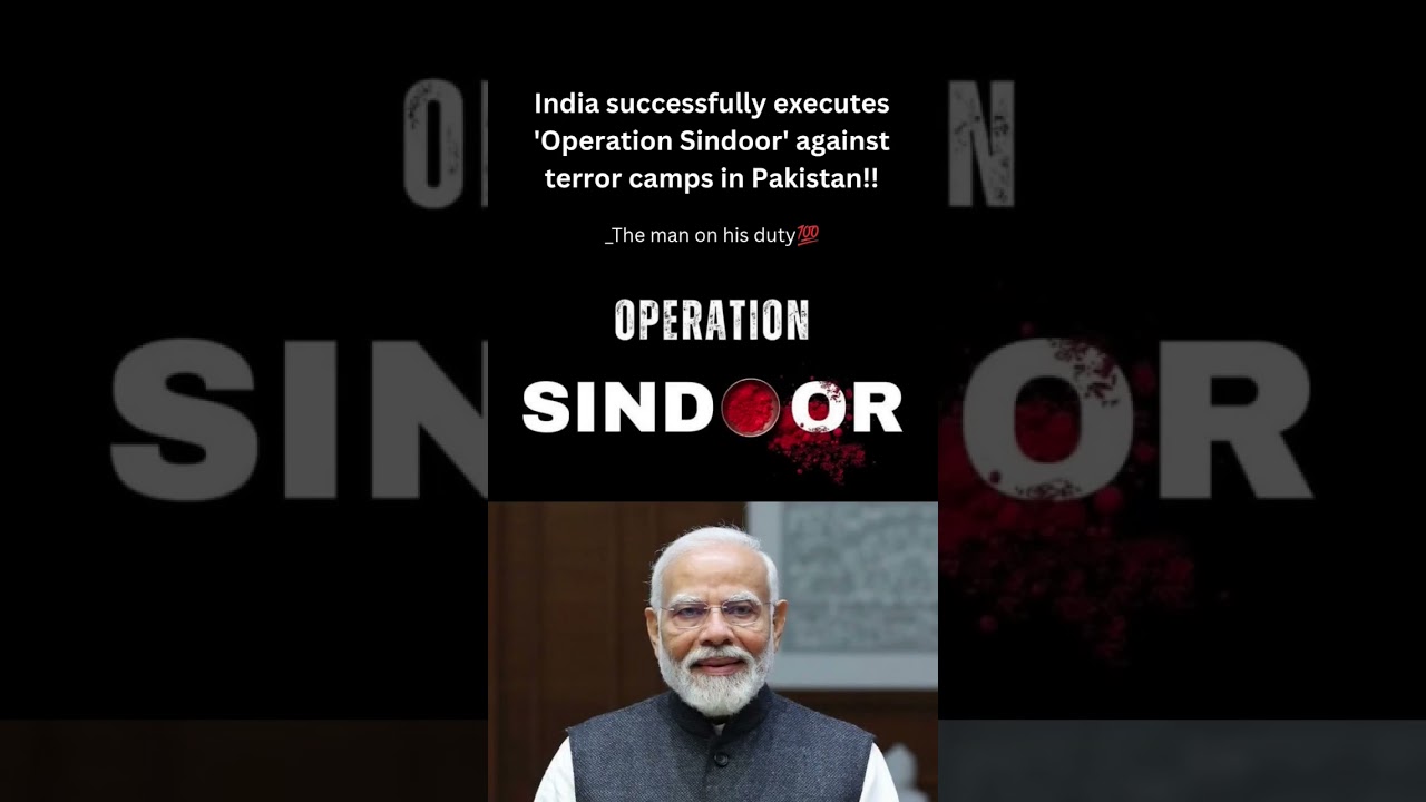 Operation Sindoor served justice 💯 #operationsindoor #sindoor #terrorist camps #indiaattackpak