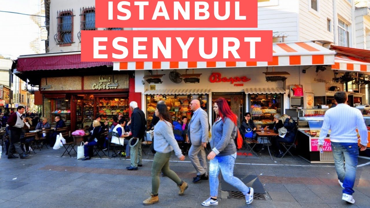 Istanbul City Tour 4k | ESENYURT ISTANBUL WALKING TOUR | 4K UHD 60FPS | TURKEY 4k WALKING TOUR |2021