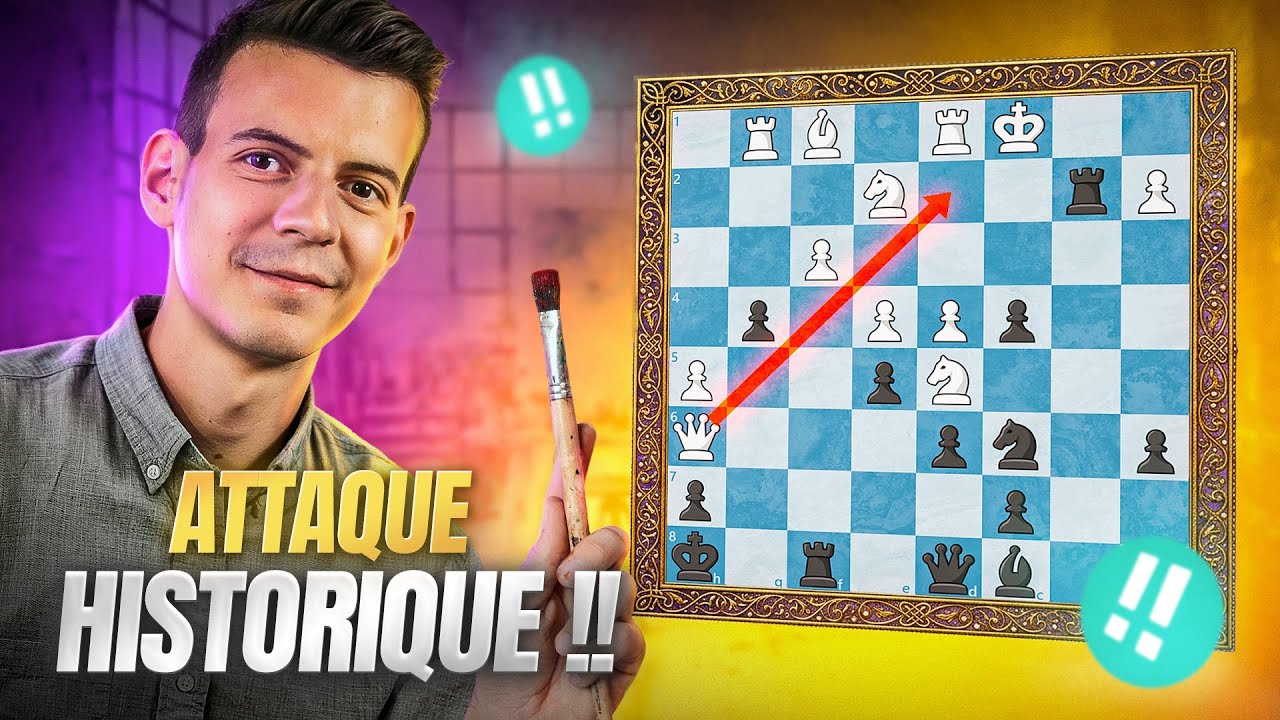 Le plus beau CHEF D'OEUVRE de l'histoire des échecs ?