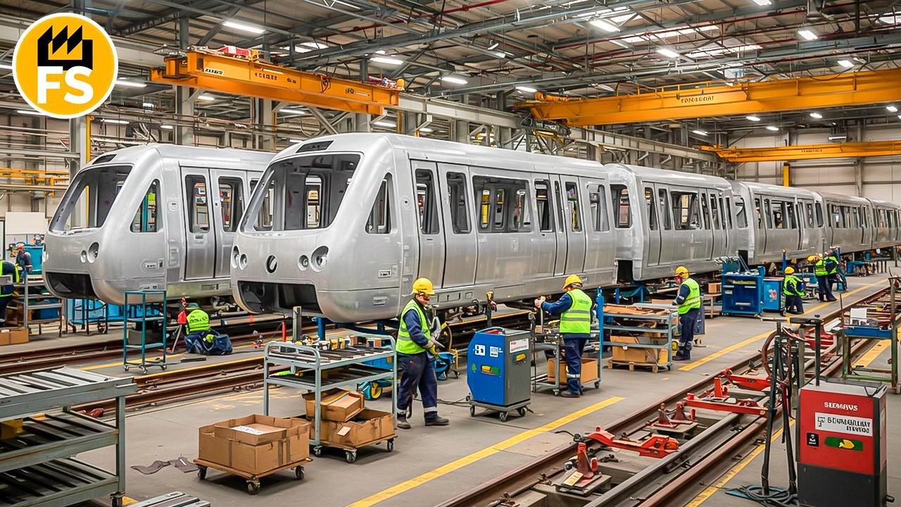 🚆 How do they create trains of the future? The Siemens Mobility plant is impressive!